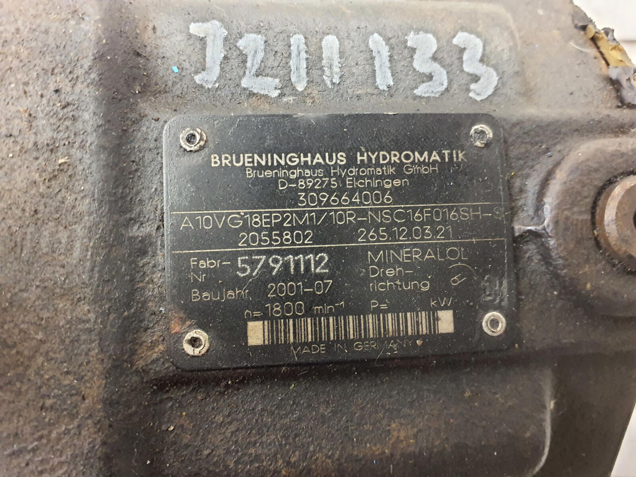 BRUENINGHAUS HYDROMATIK hydraulic pump - Hydraulische pomp voor Mobiele kraan: afbeelding 5 BRUENINGHAUS HYDROMATIK hydraulic pump - Hydraulische pomp voor Mobiele kraan: afbeelding 5