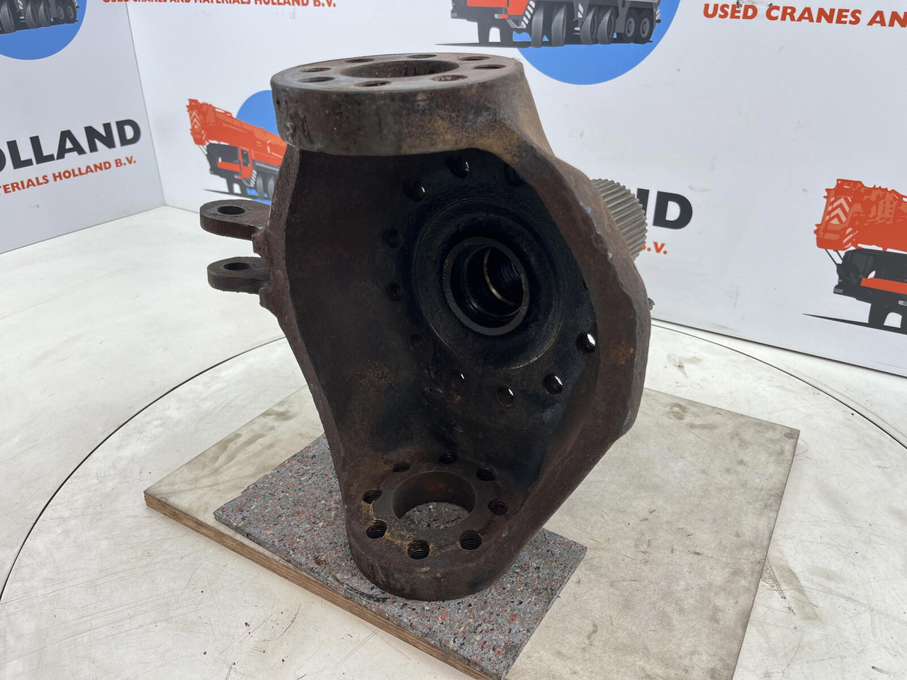 Fusee voor Mobiele kraan Liebherr LTM 1160 Steering knuckle 12 holes axle 1 right: afbeelding 6