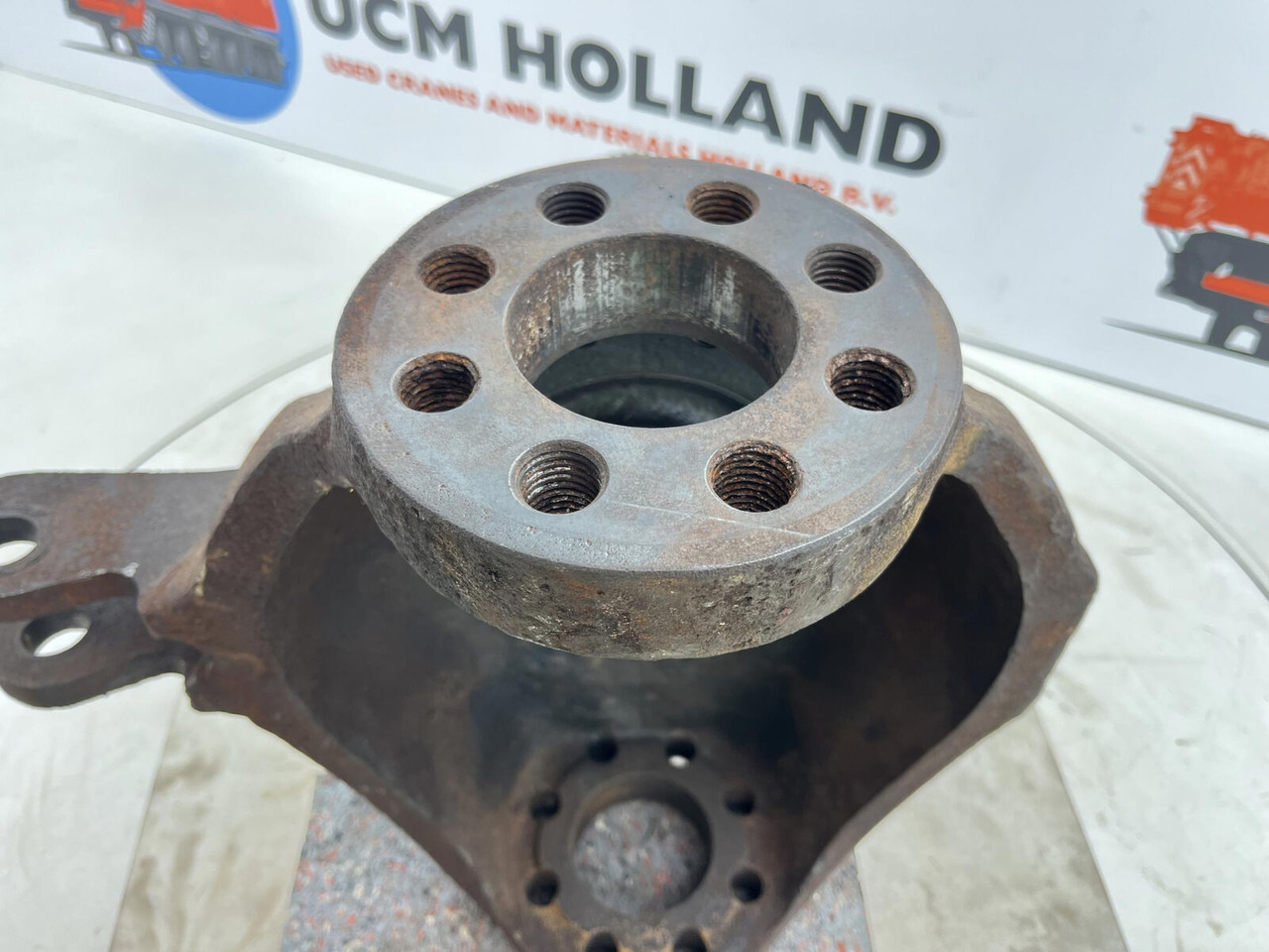 Fusee voor Mobiele kraan Liebherr LTM 1160 Steering knuckle 12 holes axle 1 right: afbeelding 7