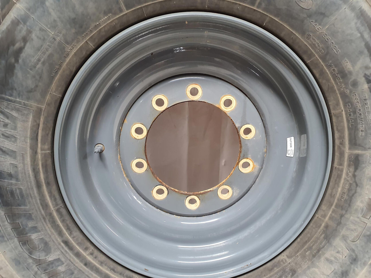Michelin Wheel 445/95R25 10 12 1p - Complete wiel voor Kraan: afbeelding 3 Michelin Wheel 445/95R25 10 12 1p - Complete wiel voor Kraan: afbeelding 3