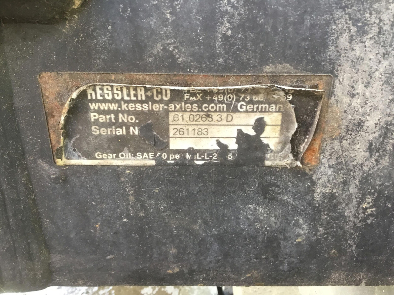 Terex AC 35 axle housing axle 1 - As en onderdelen voor Mobiele kraan: afbeelding 5 Terex AC 35 axle housing axle 1 - As en onderdelen voor Mobiele kraan: afbeelding 5