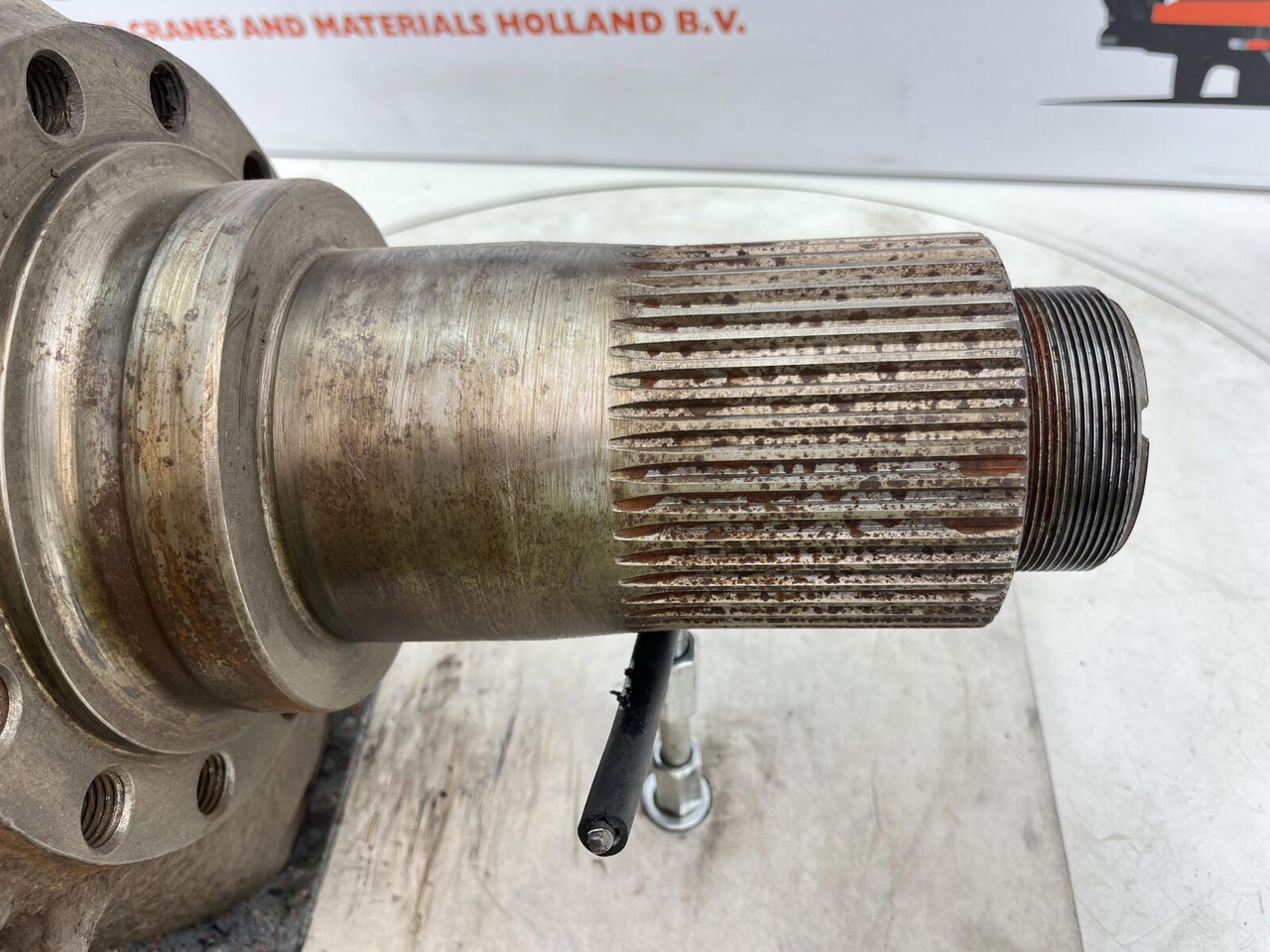 Fusee voor Mobiele kraan Terex HC 340 Steering knuckle 12 holes axle 6: afbeelding 9