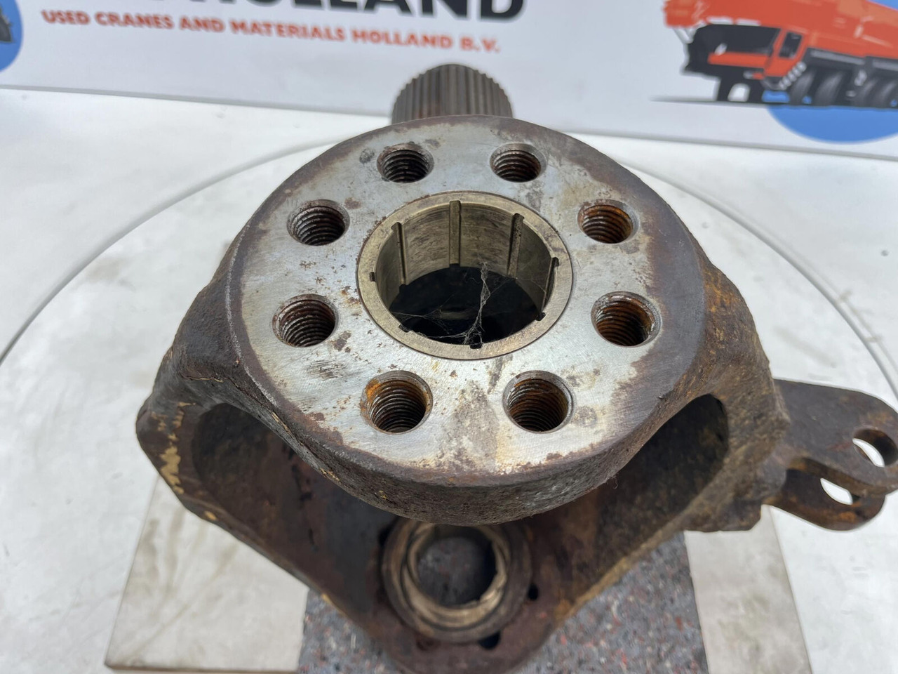 Fusee voor Mobiele kraan Terex HC 340 Steering knuckle 12 holes axle 6: afbeelding 7