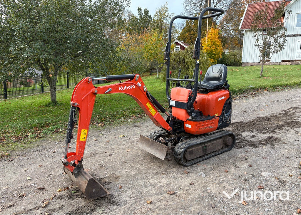 Minigrävare - Kubota, K008-3 - Minigraafmachine: afbeelding 1 Minigrävare - Kubota, K008-3 - Minigraafmachine: afbeelding 1
