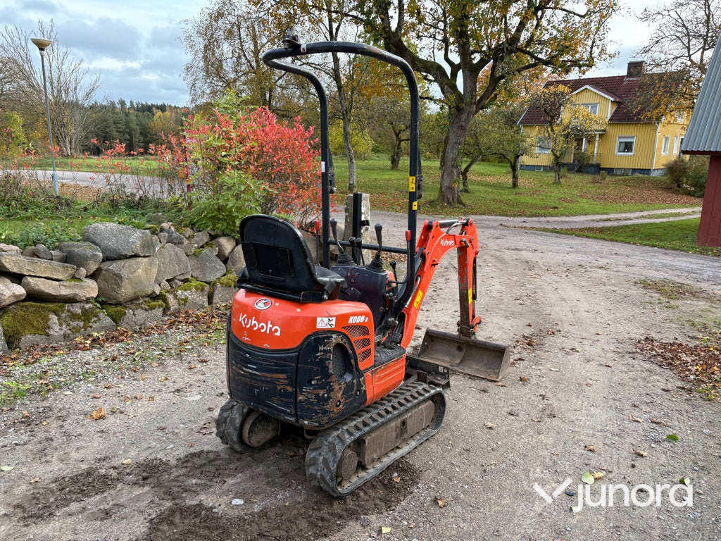 Minigrävare - Kubota, K008-3 - Minigraafmachine: afbeelding 5 Minigrävare - Kubota, K008-3 - Minigraafmachine: afbeelding 5