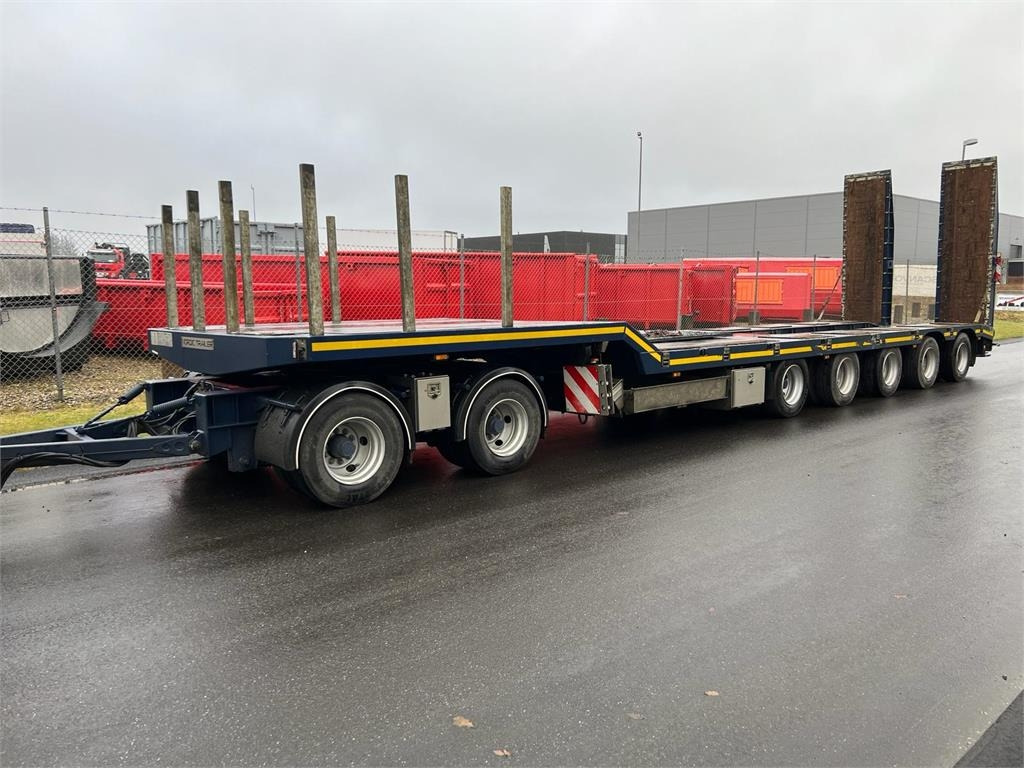 HRD 7 akslet - 84 ton blokvogn med ramper - Dieplader aanhangwagen: afbeelding 3 HRD 7 akslet - 84 ton blokvogn med ramper - Dieplader aanhangwagen: afbeelding 3
