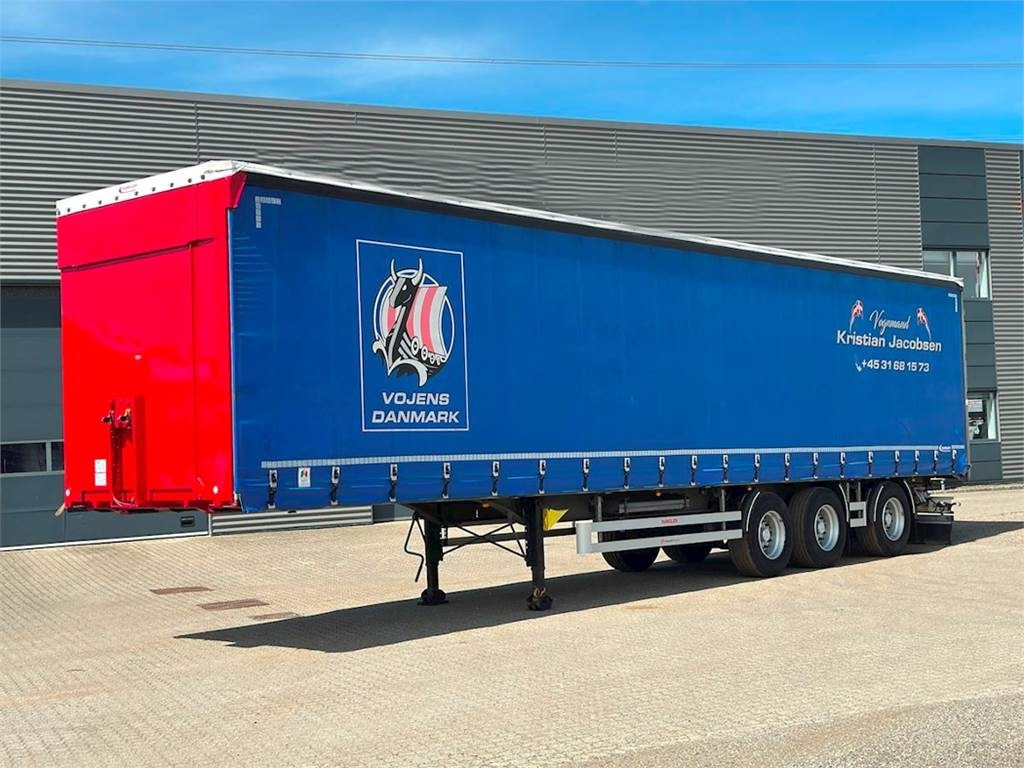 Hangler 3-aks gardintrailer hævetag + skydetag - Schuifzeiloplegger: afbeelding 3 Hangler 3-aks gardintrailer hævetag + skydetag - Schuifzeiloplegger: afbeelding 3