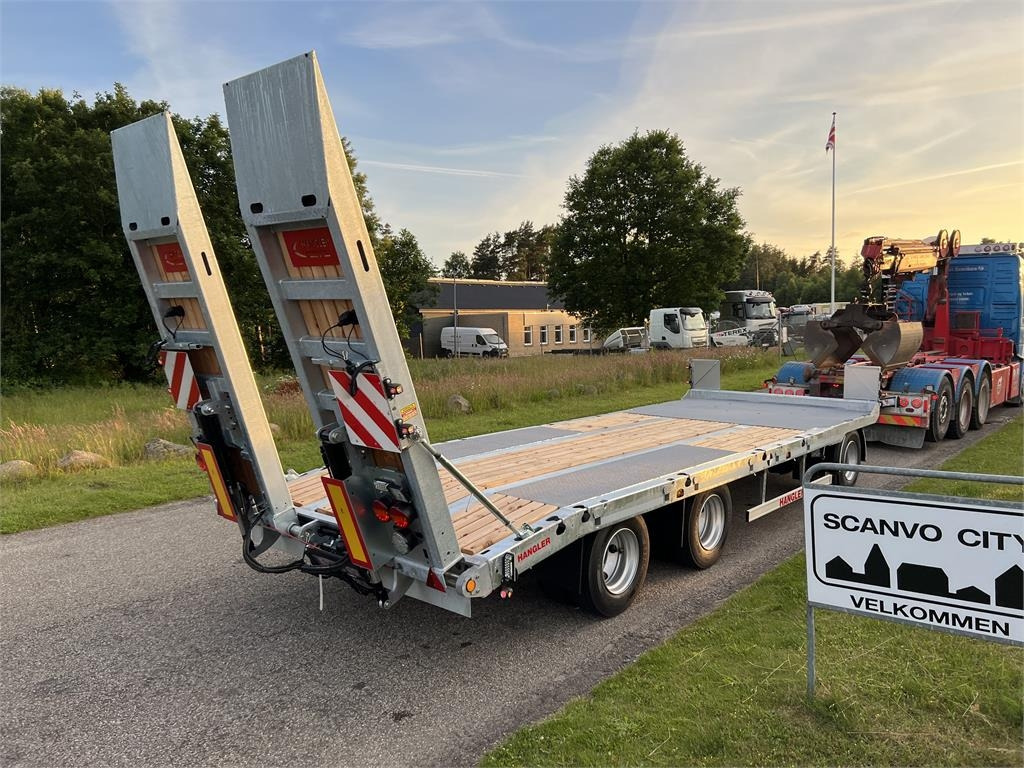 Dieplader aanhangwagen Hangler DTS-H 300 3 akslet hænger med ramper: afbeelding 1