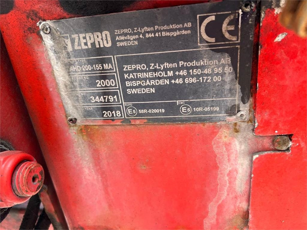 Zepro ZAHD 200-155 MA - 2500mm stålplade - Laadklep: afbeelding 4 Zepro ZAHD 200-155 MA - 2500mm stålplade - Laadklep: afbeelding 4