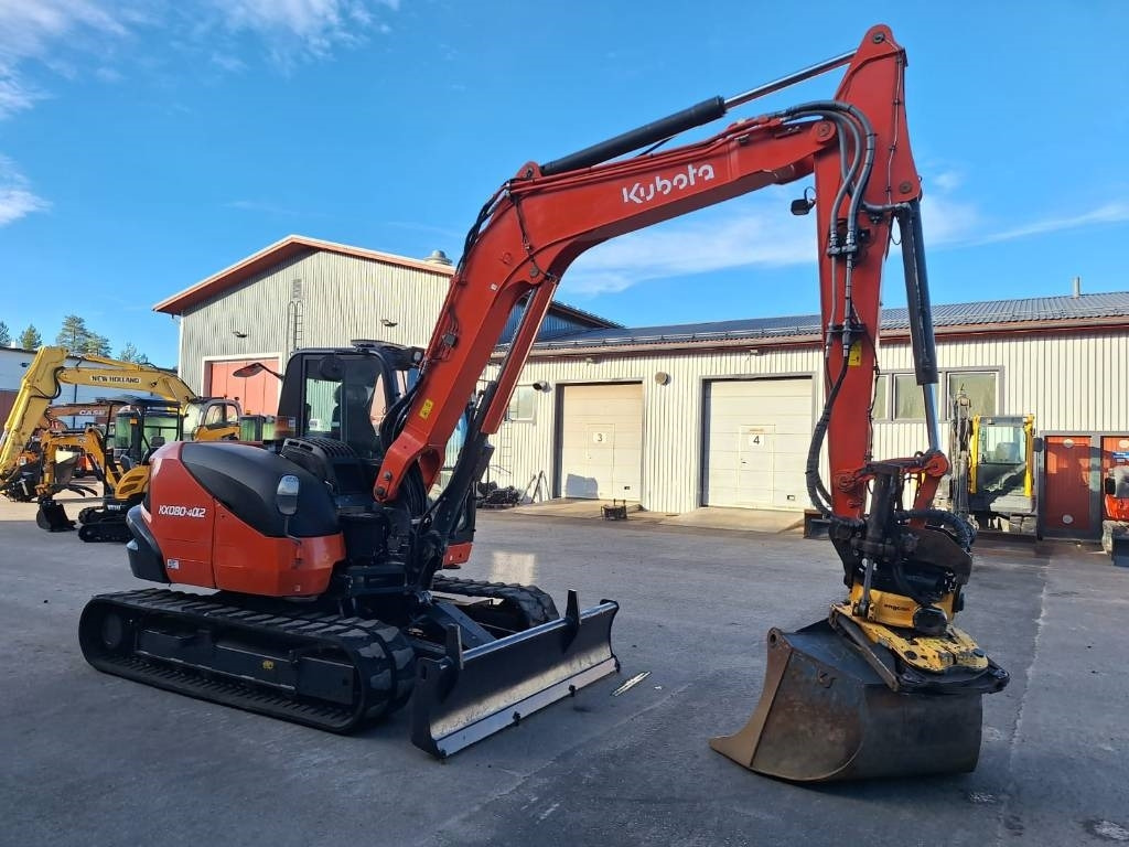 Kubota KX080-4a2 PYÖRITTÄJÄLLÄ  - Minigraafmachine: afbeelding 4 Kubota KX080-4a2 PYÖRITTÄJÄLLÄ  - Minigraafmachine: afbeelding 4