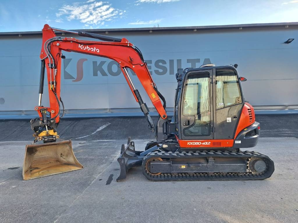 Kubota KX080-4a2 PYÖRITTÄJÄLLÄ  - Minigraafmachine: afbeelding 1 Kubota KX080-4a2 PYÖRITTÄJÄLLÄ  - Minigraafmachine: afbeelding 1