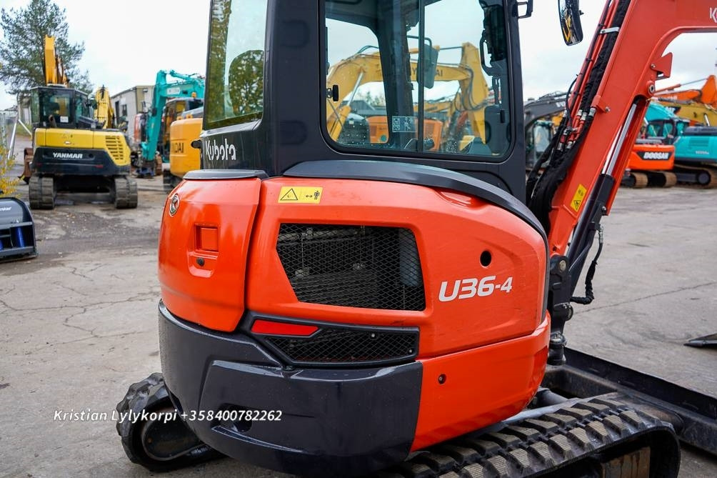Minigraafmachine Kubota U36-4 ROTOTILTILLÄ: afbeelding 6