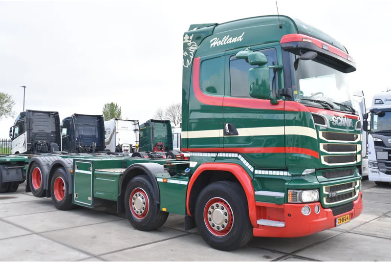 Scania R520 HL V8 8x2 - EURO 6 - MANUAL - RETARDER - WHEELBASE: 510 cm - 10 TONS FRONT AXLE - XENON - - Containertransporter/ Wissellaadbak vrachtwagen: afbeelding 3 Scania R520 HL V8 8x2 - EURO 6 - MANUAL - RETARDER - WHEELBASE: 510 cm - 10 TONS FRONT AXLE - XENON - - Containertransporter/ Wissellaadbak vrachtwagen: afbeelding 3