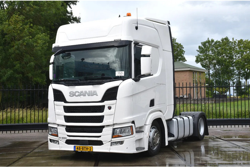 Scania R500 NGS 4x2EB - MEGA - RETARDER - FULL AIR - PARK. AIRCO - 2 x FUEL TANKS - GOOD CONDITION - - Trekker: afbeelding 1 Scania R500 NGS 4x2EB - MEGA - RETARDER - FULL AIR - PARK. AIRCO - 2 x FUEL TANKS - GOOD CONDITION - - Trekker: afbeelding 1