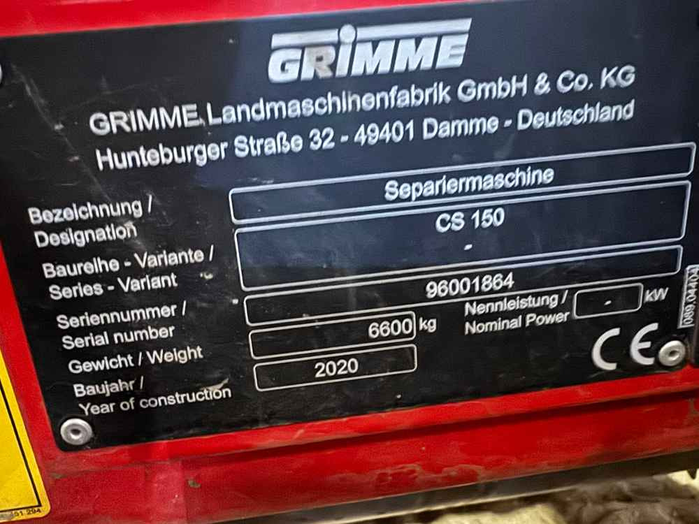 Grimme CS-150 CombiStar - Aardappelrooier: afbeelding 2 Grimme CS-150 CombiStar - Aardappelrooier: afbeelding 2