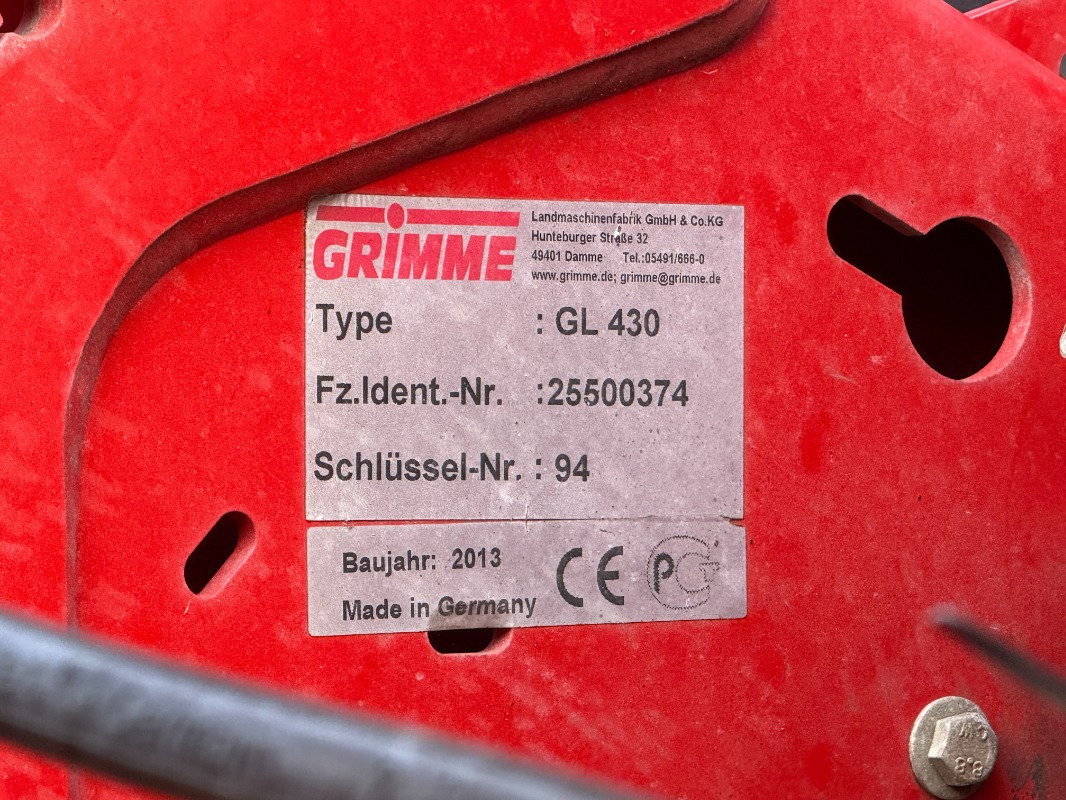 Grimme GL 430 - Oogstmachine: afbeelding 2 Grimme GL 430 - Oogstmachine: afbeelding 2