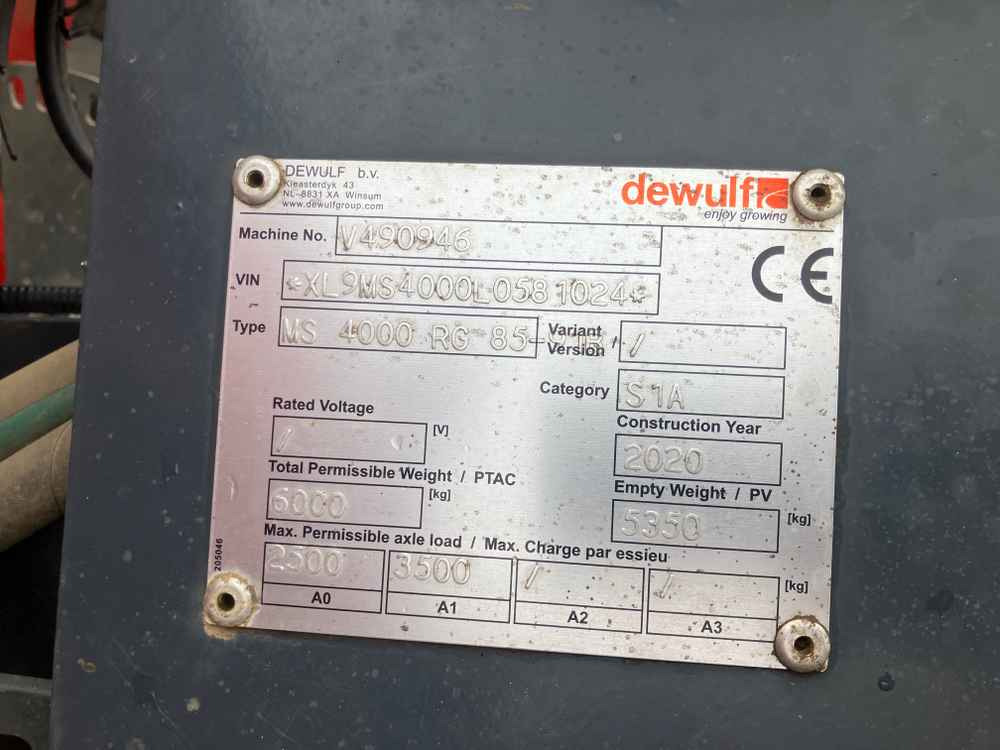Dewulf Dewulf, MS4000, 4 Row, Trailed, Belt, Potato Planter - Oogstmachine: afbeelding 2 Dewulf Dewulf, MS4000, 4 Row, Trailed, Belt, Potato Planter - Oogstmachine: afbeelding 2