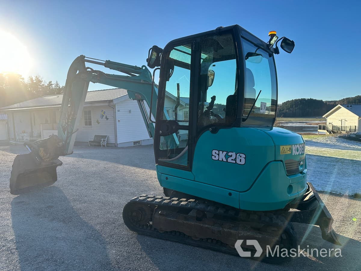 Grävmaskin Kobelco SK26 - Rupsgraafmachine: afbeelding 3 Grävmaskin Kobelco SK26 - Rupsgraafmachine: afbeelding 3