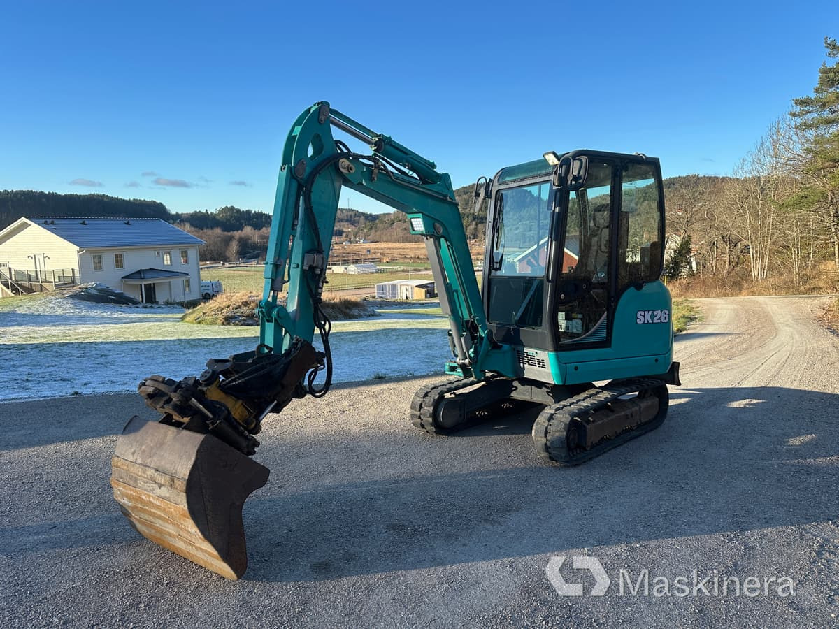 Grävmaskin Kobelco SK26 - Rupsgraafmachine: afbeelding 1 Grävmaskin Kobelco SK26 - Rupsgraafmachine: afbeelding 1