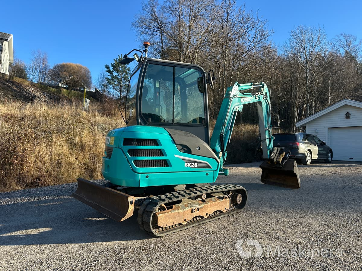Grävmaskin Kobelco SK26 - Rupsgraafmachine: afbeelding 5 Grävmaskin Kobelco SK26 - Rupsgraafmachine: afbeelding 5