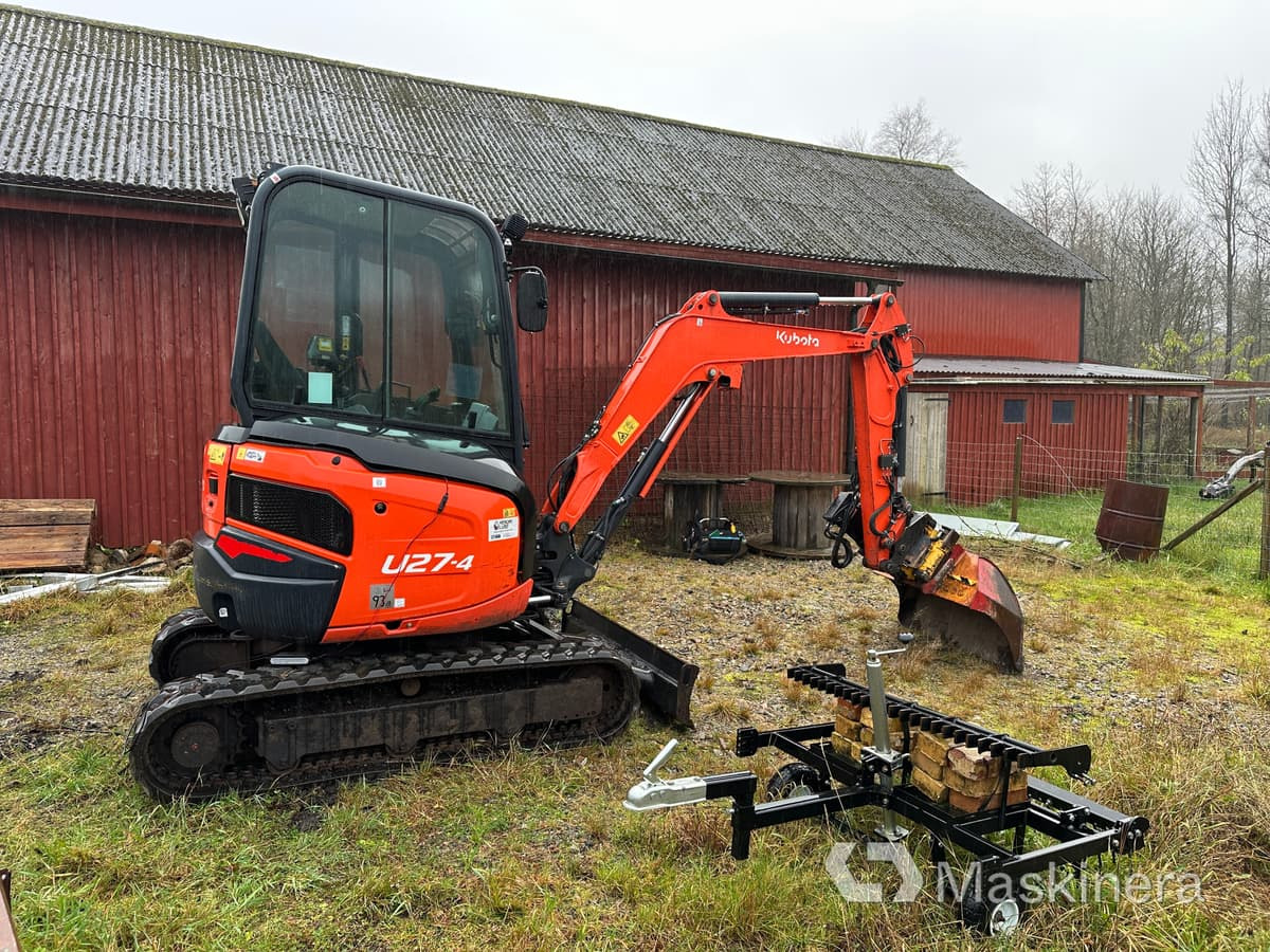 Grävmaskin Kubota U27-4 - Rupsgraafmachine: afbeelding 4 Grävmaskin Kubota U27-4 - Rupsgraafmachine: afbeelding 4