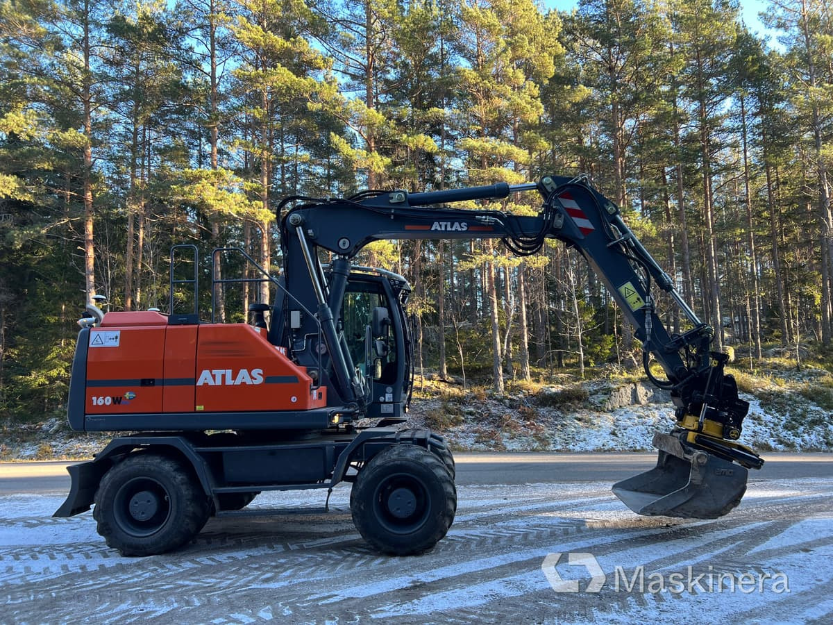 Hjulgrävare Atlas 160 W med grävsystem - Rupsgraafmachine: afbeelding 4 Hjulgrävare Atlas 160 W med grävsystem - Rupsgraafmachine: afbeelding 4