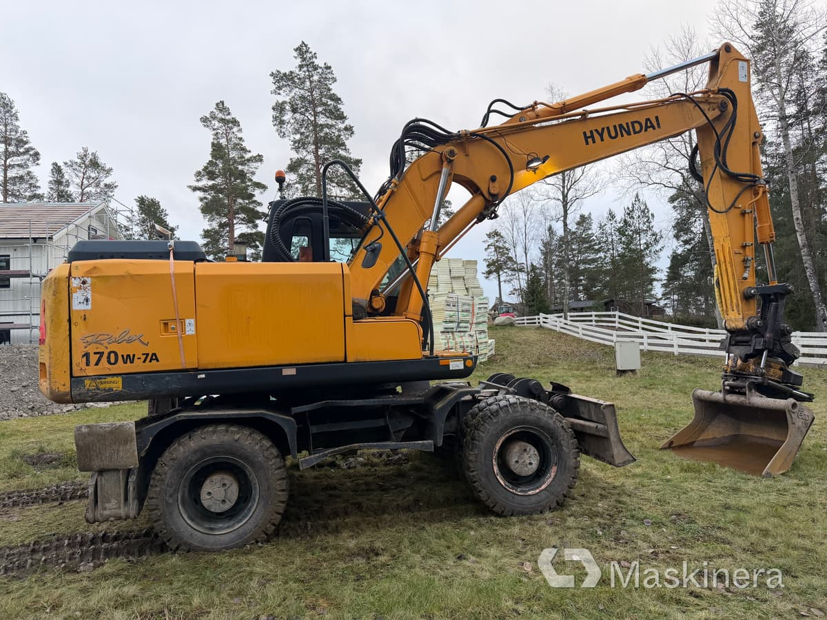 Hjulgrävare Hyundai Robex 170W-7A - Rupsgraafmachine: afbeelding 4 Hjulgrävare Hyundai Robex 170W-7A - Rupsgraafmachine: afbeelding 4