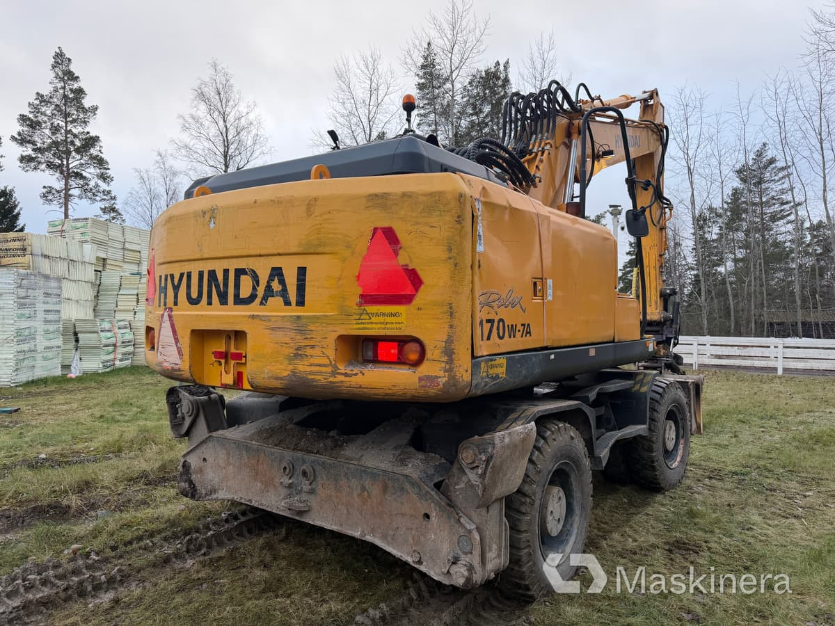 Hjulgrävare Hyundai Robex 170W-7A - Rupsgraafmachine: afbeelding 5 Hjulgrävare Hyundai Robex 170W-7A - Rupsgraafmachine: afbeelding 5