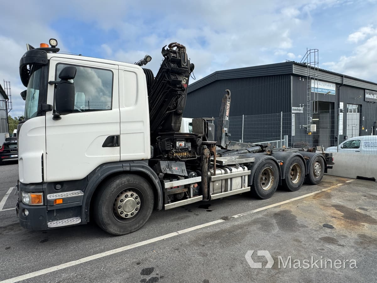 Haakarmsysteem vrachtwagen, Kraanwagen Lastväxlare Scania G400LB8X4*4HNA med HIAB kran: afbeelding 11