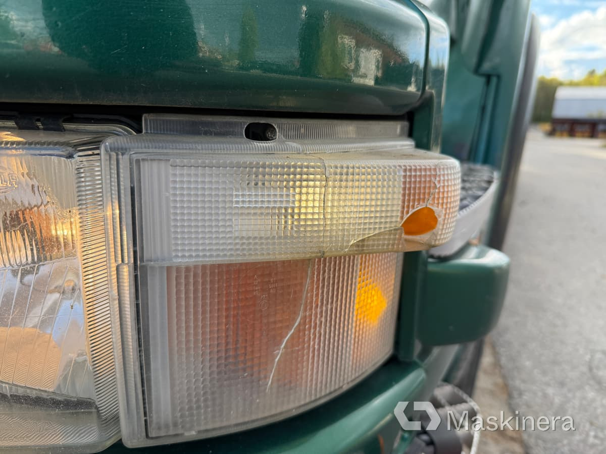 Haakarmsysteem vrachtwagen Lastväxlare Scania R420 6X4 Tridem med maskinflak och grusflak: afbeelding 12
