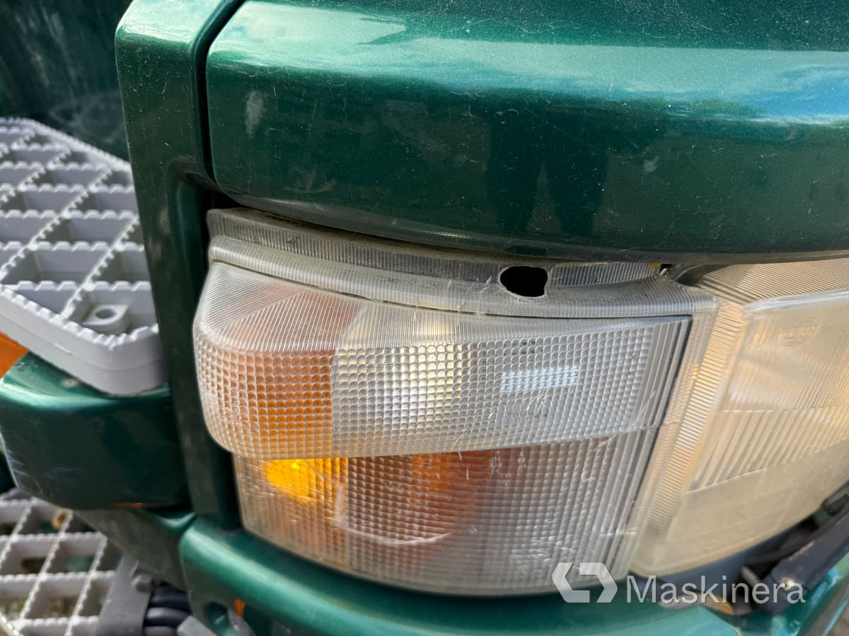 Haakarmsysteem vrachtwagen Lastväxlare Scania R420 6X4 Tridem med maskinflak och grusflak: afbeelding 17