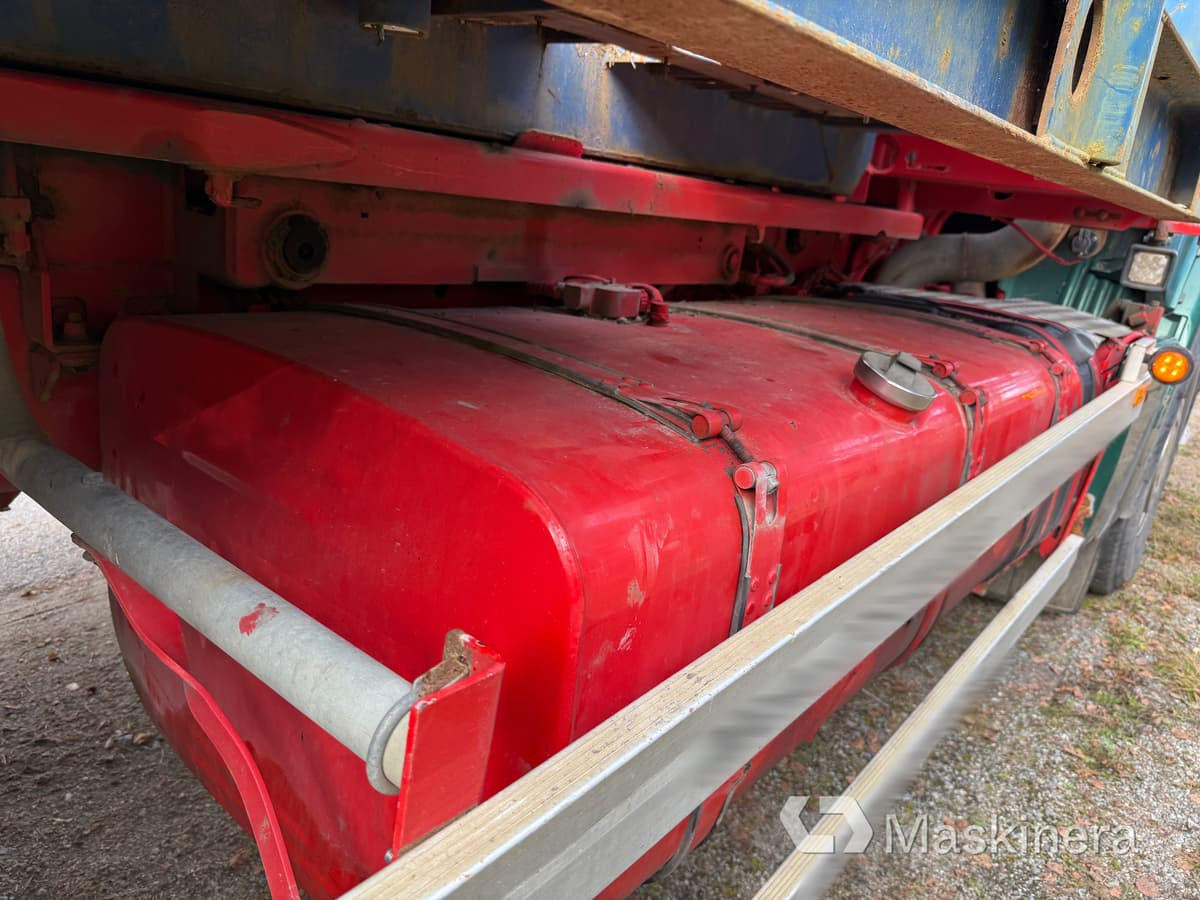 Haakarmsysteem vrachtwagen Lastväxlare Scania R420 6X4 Tridem med maskinflak och grusflak: afbeelding 33