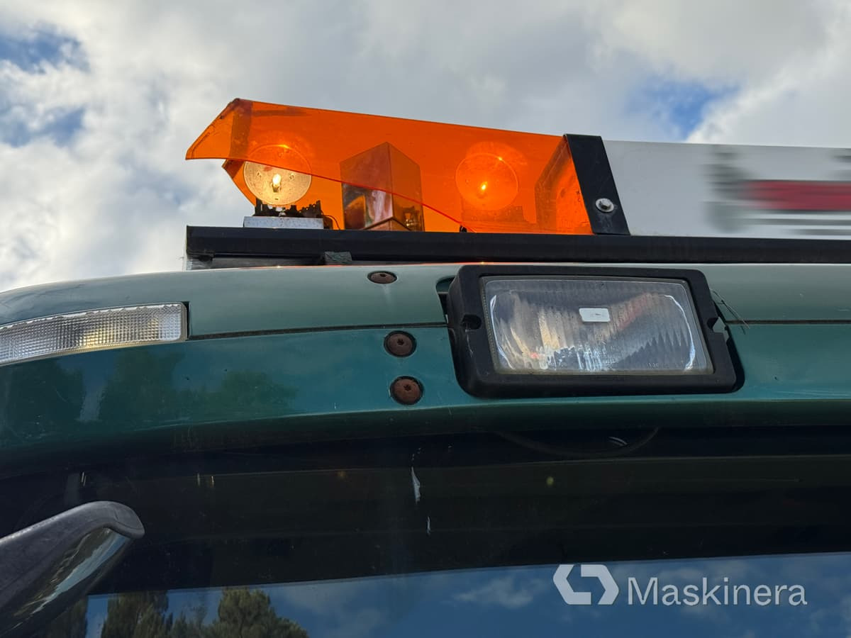 Haakarmsysteem vrachtwagen Lastväxlare Scania R420 6X4 Tridem med maskinflak och grusflak: afbeelding 22