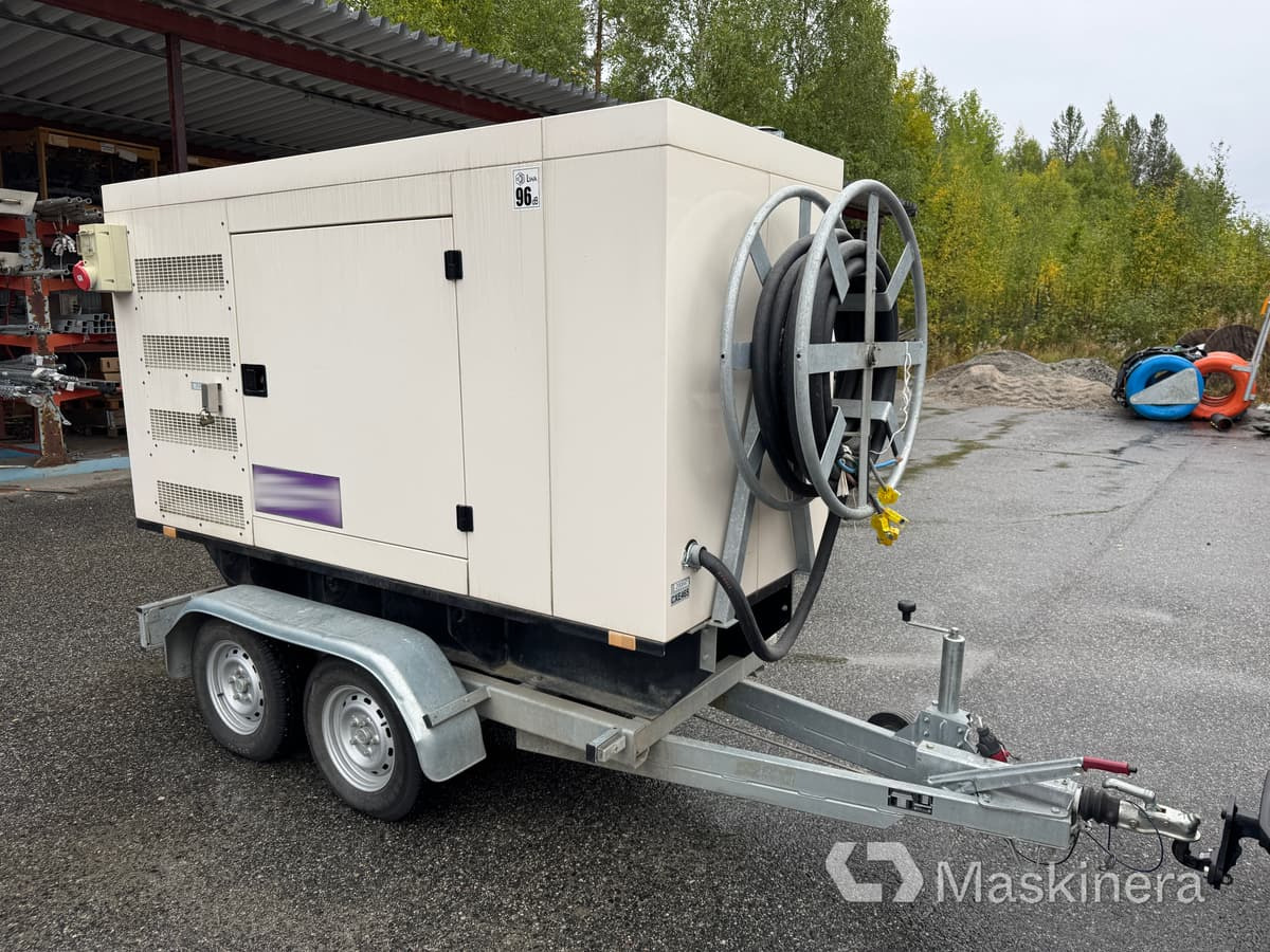 Rekotrailer FCP24-2060 Mobilt elverk 100kVA, Skandinaviska kraftprodukter (Repobjekt) - Industrie generator: afbeelding 1 Rekotrailer FCP24-2060 Mobilt elverk 100kVA, Skandinaviska kraftprodukter (Repobjekt) - Industrie generator: afbeelding 1