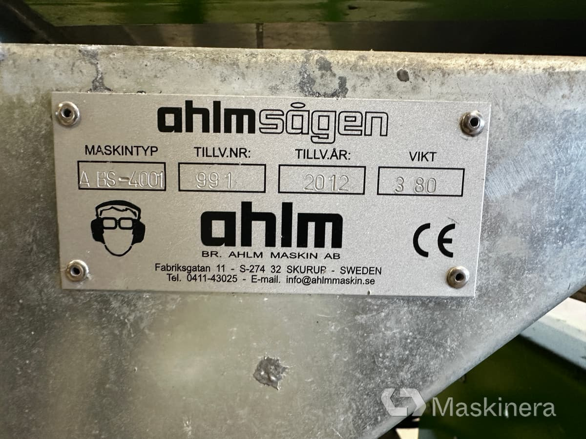 Såg Ahlm Sågen ABS 4001 - Houtbewerkingsmachine: afbeelding 5 Såg Ahlm Sågen ABS 4001 - Houtbewerkingsmachine: afbeelding 5