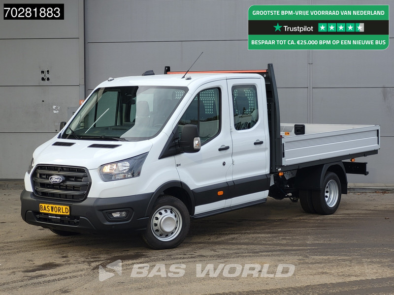 Ford Transit 165pk Automaat Dubbel Cabine Open Laadbak 3,5t Trekhaak Dubbellucht 165PK Airco Cruise Camera Parkeersensoren Euro6 Pritsche Pic - Bestelwagen met open laadbak: afbeelding 1 Ford Transit 165pk Automaat Dubbel Cabine Open Laadbak 3,5t Trekhaak Dubbellucht 165PK Airco Cruise Camera Parkeersensoren Euro6 Pritsche Pic - Bestelwagen met open laadbak: afbeelding 1