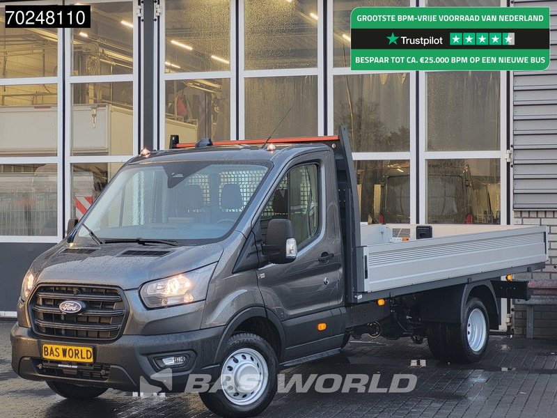Ford Transit 165pk Open laadbak Dubbellucht Pritsche Trekhaak Airco Cruise Camera Airco Trekhaak Cruise control - Bestelwagen met open laadbak: afbeelding 1 Ford Transit 165pk Open laadbak Dubbellucht Pritsche Trekhaak Airco Cruise Camera Airco Trekhaak Cruise control - Bestelwagen met open laadbak: afbeelding 1