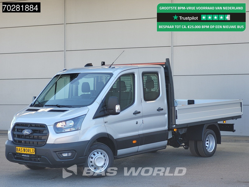 Ford Transit 170pk Automaat Dubbel Cabine 3500kg Trekhaak Open Laadbak Pritsche SYNC4 scherm CarPlay Camera Airco Trekhaak Cruise control - Bestelwagen met open laadbak: afbeelding 1 Ford Transit 170pk Automaat Dubbel Cabine 3500kg Trekhaak Open Laadbak Pritsche SYNC4 scherm CarPlay Camera Airco Trekhaak Cruise control - Bestelwagen met open laadbak: afbeelding 1