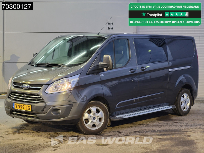 Ford Transit Custom 130PK Dubbel Cabine Automaat 2x Schuifdeur Trekhaak Airco Cruise Camera Parkeersensoren v+a APK 01-2026 Euro6 DC Doka Mixto Airc - Kleine bestelwagen: afbeelding 1 Ford Transit Custom 130PK Dubbel Cabine Automaat 2x Schuifdeur Trekhaak Airco Cruise Camera Parkeersensoren v+a APK 01-2026 Euro6 DC Doka Mixto Airc - Kleine bestelwagen: afbeelding 1