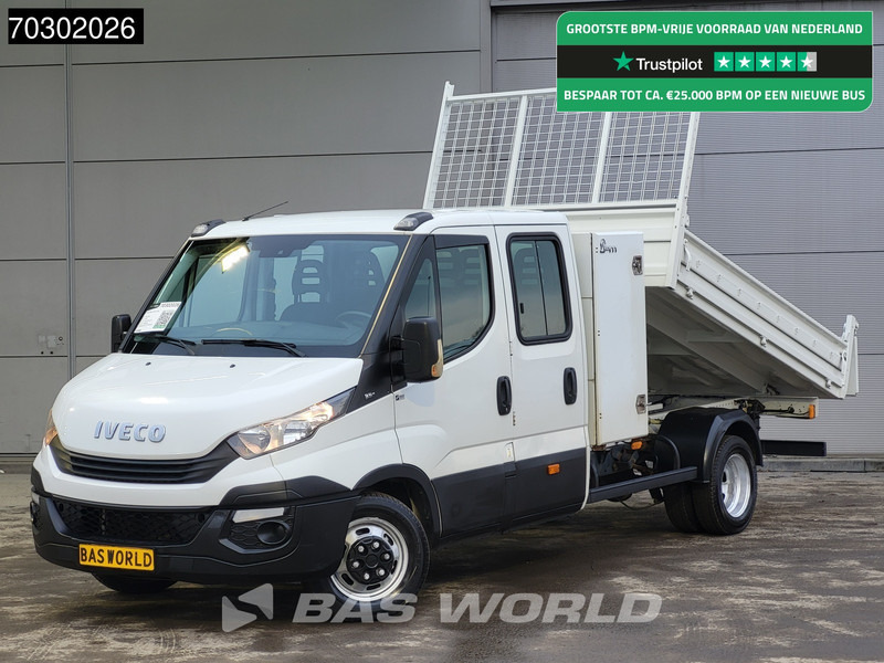 Iveco Daily 35C14 Dubbel Cabine Kipper met Kist Dubbellucht 3,5t Trekhaak Airco Cruise Euro6 Tipper Benne Kieper Airco Trekhaak Cruise contr - Kipper bestelwagen: afbeelding 1 Iveco Daily 35C14 Dubbel Cabine Kipper met Kist Dubbellucht 3,5t Trekhaak Airco Cruise Euro6 Tipper Benne Kieper Airco Trekhaak Cruise contr - Kipper bestelwagen: afbeelding 1