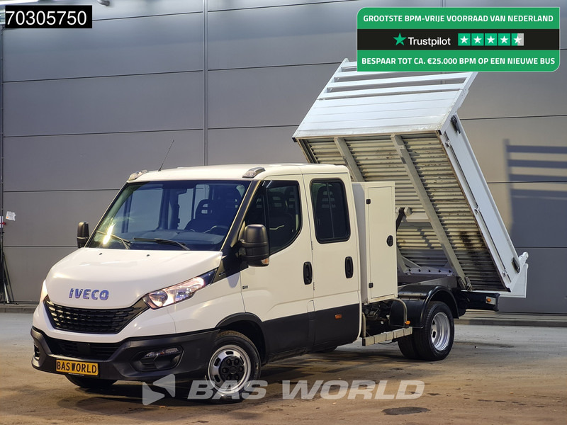 Iveco Daily 35C14 Dubbel Cabine Kipper met Kist Dubbellucht 3,5t Trekhaak Airco Cruise Euro6 Tipper Benne Kieper Airco Trekhaak Cruise contr - Kipper bestelwagen: afbeelding 1 Iveco Daily 35C14 Dubbel Cabine Kipper met Kist Dubbellucht 3,5t Trekhaak Airco Cruise Euro6 Tipper Benne Kieper Airco Trekhaak Cruise contr - Kipper bestelwagen: afbeelding 1
