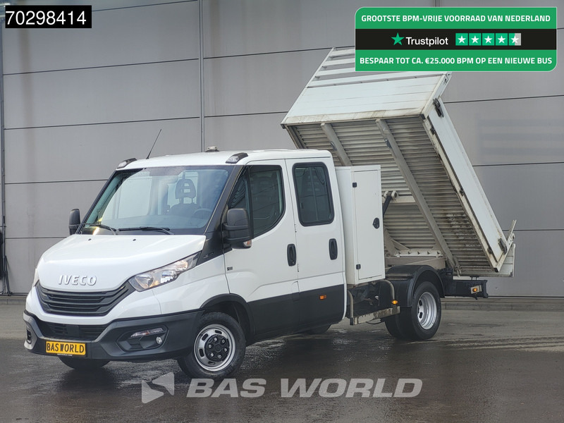 Iveco Daily 35C14 Kipper met Kist Dubbel Cabine 3,5t Trekhaak Dubbellucht Airco Cruise Euro6 Tipper Benne Kieper Airco Trekhaak Cruise contr - Kipper bestelwagen: afbeelding 1 Iveco Daily 35C14 Kipper met Kist Dubbel Cabine 3,5t Trekhaak Dubbellucht Airco Cruise Euro6 Tipper Benne Kieper Airco Trekhaak Cruise contr - Kipper bestelwagen: afbeelding 1
