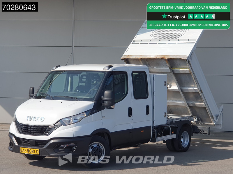 Iveco Daily 35C14 Kipper met Kist Dubbel Cabine Dubbellucht 3,5t Trekhaak Airco Cruise Euro6 Tipper Benne Kieper 2m3 Airco Trekhaak Cruise c - Kipper bestelwagen: afbeelding 1 Iveco Daily 35C14 Kipper met Kist Dubbel Cabine Dubbellucht 3,5t Trekhaak Airco Cruise Euro6 Tipper Benne Kieper 2m3 Airco Trekhaak Cruise c - Kipper bestelwagen: afbeelding 1