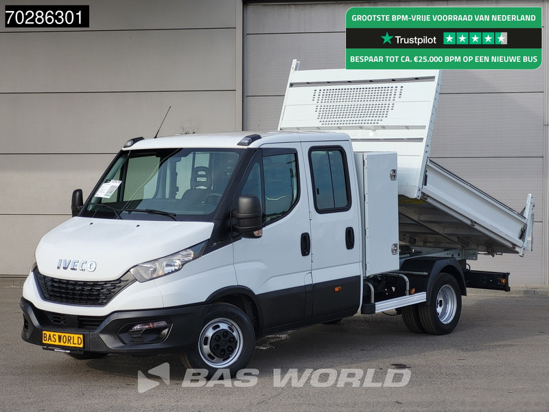 Iveco Daily 35C14 Open Laadbak met Kist Dubbel Cabine Dubbellucht 3,5t Trekhaak Airco Cruise Euro6 Pickup Pritsche Open Box 2m3 Airco Trekha - Bestelwagen met open laadbak: afbeelding 1 Iveco Daily 35C14 Open Laadbak met Kist Dubbel Cabine Dubbellucht 3,5t Trekhaak Airco Cruise Euro6 Pickup Pritsche Open Box 2m3 Airco Trekha - Bestelwagen met open laadbak: afbeelding 1