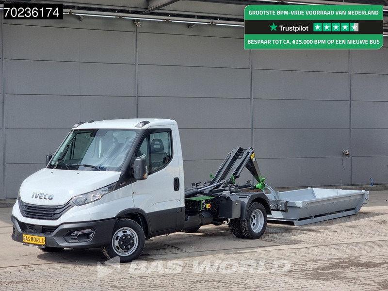 Iveco Daily 35C16 3.0L 160PK Haakarm Airco Cruise Euro6 Kipper Hooklift Abrollkipper 2m3 Airco Cruise control - Kipper bestelwagen: afbeelding 1 Iveco Daily 35C16 3.0L 160PK Haakarm Airco Cruise Euro6 Kipper Hooklift Abrollkipper 2m3 Airco Cruise control - Kipper bestelwagen: afbeelding 1