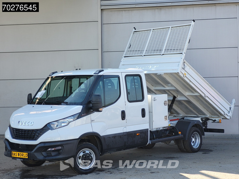 Iveco Daily 35C16 3.0L Dubbel Cabine Kipper met Kist 3,5t trekhaak Tipper Benne Kieper Airco Dubbel cabine Trekhaak Cruise control - Kipper bestelwagen: afbeelding 1 Iveco Daily 35C16 3.0L Dubbel Cabine Kipper met Kist 3,5t trekhaak Tipper Benne Kieper Airco Dubbel cabine Trekhaak Cruise control - Kipper bestelwagen: afbeelding 1