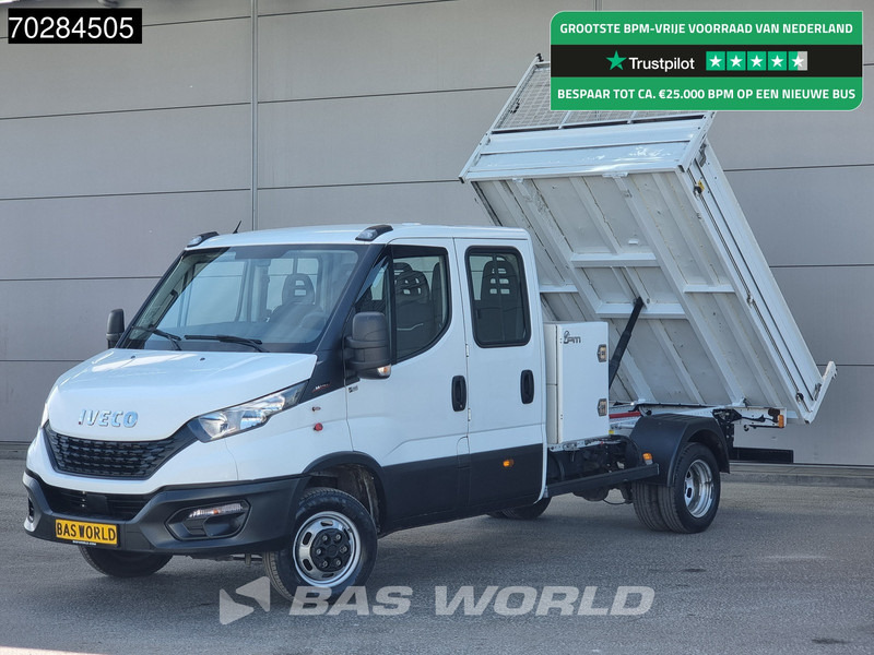 Iveco Daily 35C16 3.0L Kipper met Kist Dubbel Cabine Dubbellucht 3,5t Trekhaak Airco Cruise Euro6 Kieper Tipper Benne Airco Dubbel cabine Tr - Bestelwagen met open laadbak: afbeelding 1 Iveco Daily 35C16 3.0L Kipper met Kist Dubbel Cabine Dubbellucht 3,5t Trekhaak Airco Cruise Euro6 Kieper Tipper Benne Airco Dubbel cabine Tr - Bestelwagen met open laadbak: afbeelding 1