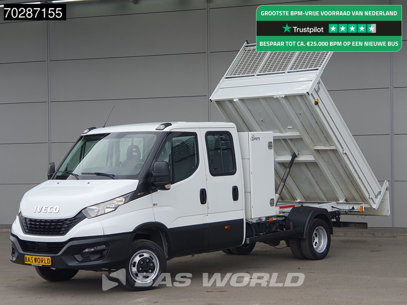 Iveco Daily 35C16 3.0L Kipper met Kist Dubbel Cabine Dubbellucht 3,5t Trekhaak Airco Euro6 Tipper Benne Kieper 2m3 Airco Trekhaak - Kipper bestelwagen: afbeelding 1 Iveco Daily 35C16 3.0L Kipper met Kist Dubbel Cabine Dubbellucht 3,5t Trekhaak Airco Euro6 Tipper Benne Kieper 2m3 Airco Trekhaak - Kipper bestelwagen: afbeelding 1