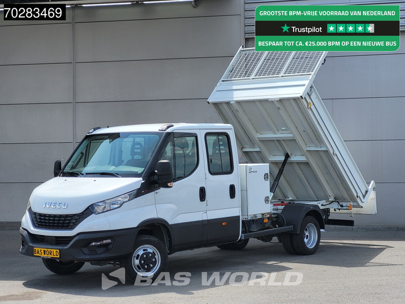 Iveco Daily 35C16 3.0L Kipper met Kist Dubbel Cabine Dubbellucht 3,5t Trekhaak Navi Airco Cruise Camera Euro6 Kieper Tipper Benne 2m3 Airco - Kipper bestelwagen: afbeelding 1 Iveco Daily 35C16 3.0L Kipper met Kist Dubbel Cabine Dubbellucht 3,5t Trekhaak Navi Airco Cruise Camera Euro6 Kieper Tipper Benne 2m3 Airco - Kipper bestelwagen: afbeelding 1