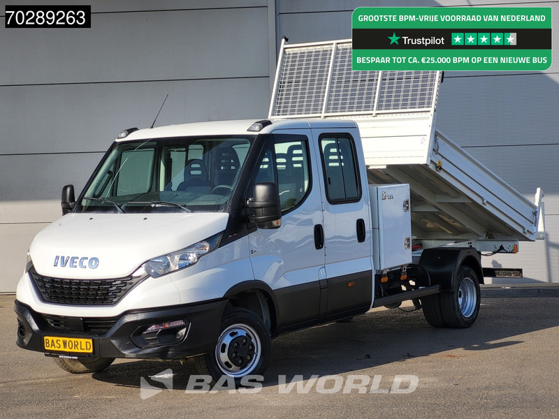 Iveco Daily 35C16 3.0L Open Laadbak met Kist Dubbel Cabine Dubbellucht 3,5t Trekhaak Navi Airco Cruise Camera Euro6 Pritsche Pickup Open Box - Bestelwagen met open laadbak: afbeelding 1 Iveco Daily 35C16 3.0L Open Laadbak met Kist Dubbel Cabine Dubbellucht 3,5t Trekhaak Navi Airco Cruise Camera Euro6 Pritsche Pickup Open Box - Bestelwagen met open laadbak: afbeelding 1